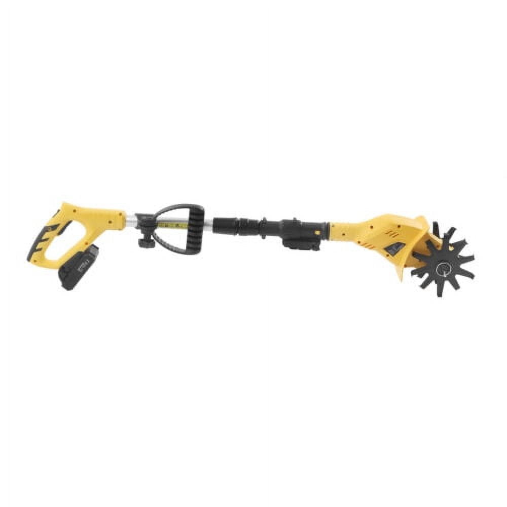 20V Cordless Electric Garden Tiller Cultivator Rechargeable Battery Power Tool