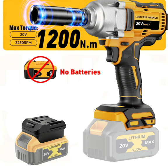 20V Cordless Impact Wrench High Torque