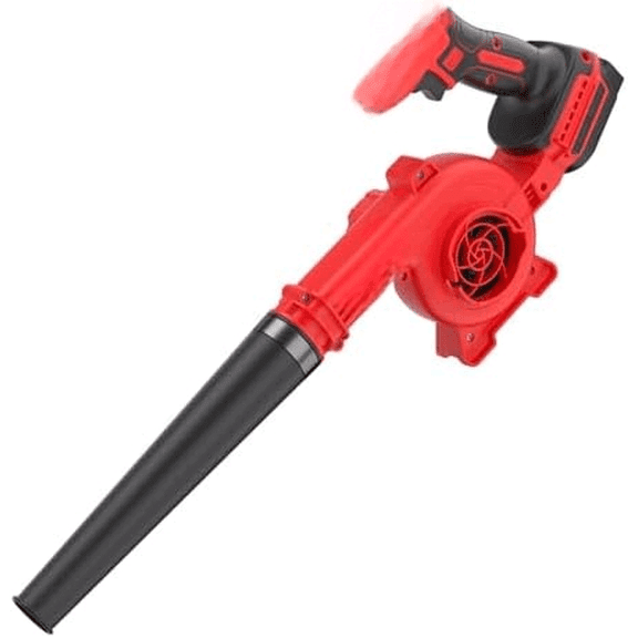 20V Cordless Leaf Blower - 4-Speed Electric Blower, Lightweight for Quick Yard Cleanup, Patio, Driveway & Dust Removal - Complete Lawn Care Blower Kit(Only Tool,Red)$$Garden & Patio