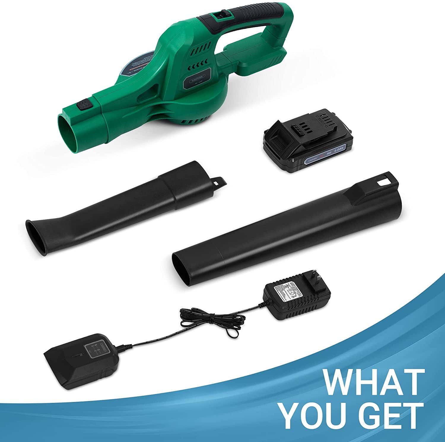 Theorem Rechargeable Leaf Blower Toy For Kids - Battery-Operated With Sounds & Airflow