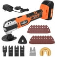 thumbnail image 1 of 20V Cordless Oscillation Tool, 6-Speed Brushless Oscillation Multifunctional Tool, Used for Cutting, Grinding, Scraping, Polishing Batteries and Accessories, 1 of 11