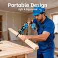 thumbnail image 1 of 20V Cordless Reciprocating Saw, Brushless Electric Reciprocating Saw with 2 Batteries and 6 Blades,Tool-Free Blade Change, Portable Power Reciprocating Saw for Cutting Wood, Metal, PVC, 1 of 6