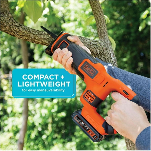 20V  Cordless Reciprocating Saw Kit with Variable Speed and Tool- Blade Change