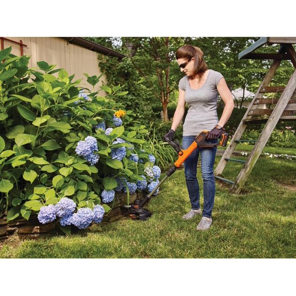 20V  Cordless String Trimmer and Edger with EASYFEED, 12 Inch Cutting Width