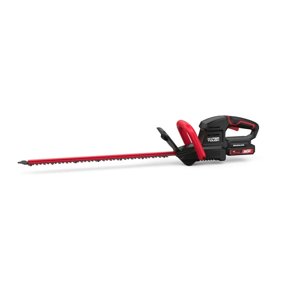 Hyper Tough 22" 20V Brushless Cordless Hedge Trimmer with 20V Max 2.0Ah Battery and Charging Cable