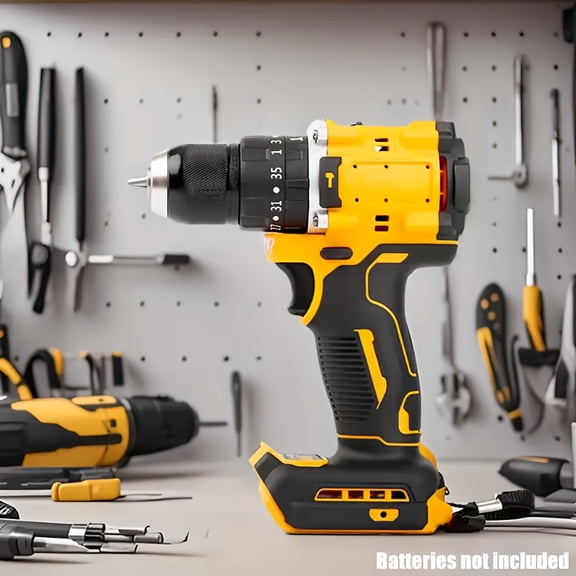 20V Hammer Drill, 3/8", Cordless And Brushless, Compact with 2-Speed Setting, Bare Tool OnlyCompatible with 20V