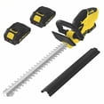 thumbnail image 1 of 20V Hedge Trimmer, 22 Inch Cordless Hedge Trimmer, Handheld Bush Trimmers with Dual-Action Blades, 2 Batteries and Charger Included, Brushless Motor, Dual Safety Switch, 1 of 9