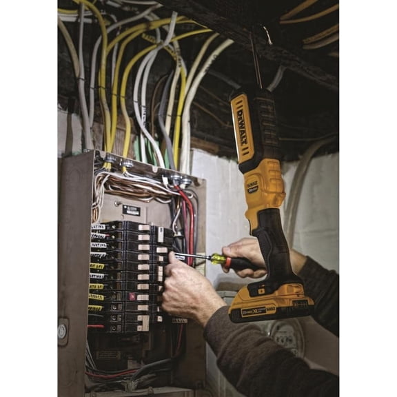 20V  LED Work Light, Rechargeable Flashlight, Pivoting Head, Bare Tool Only (DCL050)