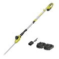 thumbnail image 1 of 20V MAX Cordless Pole Hedge Trimmer – 20-inch Electric Battery Hedge Trimmer with 9 Ft. Reach, Multi-Angle Head & Extension Pole for Shrub Pruning (Includes 2x 2.0Ah Batteries & Charger), 1 of 9