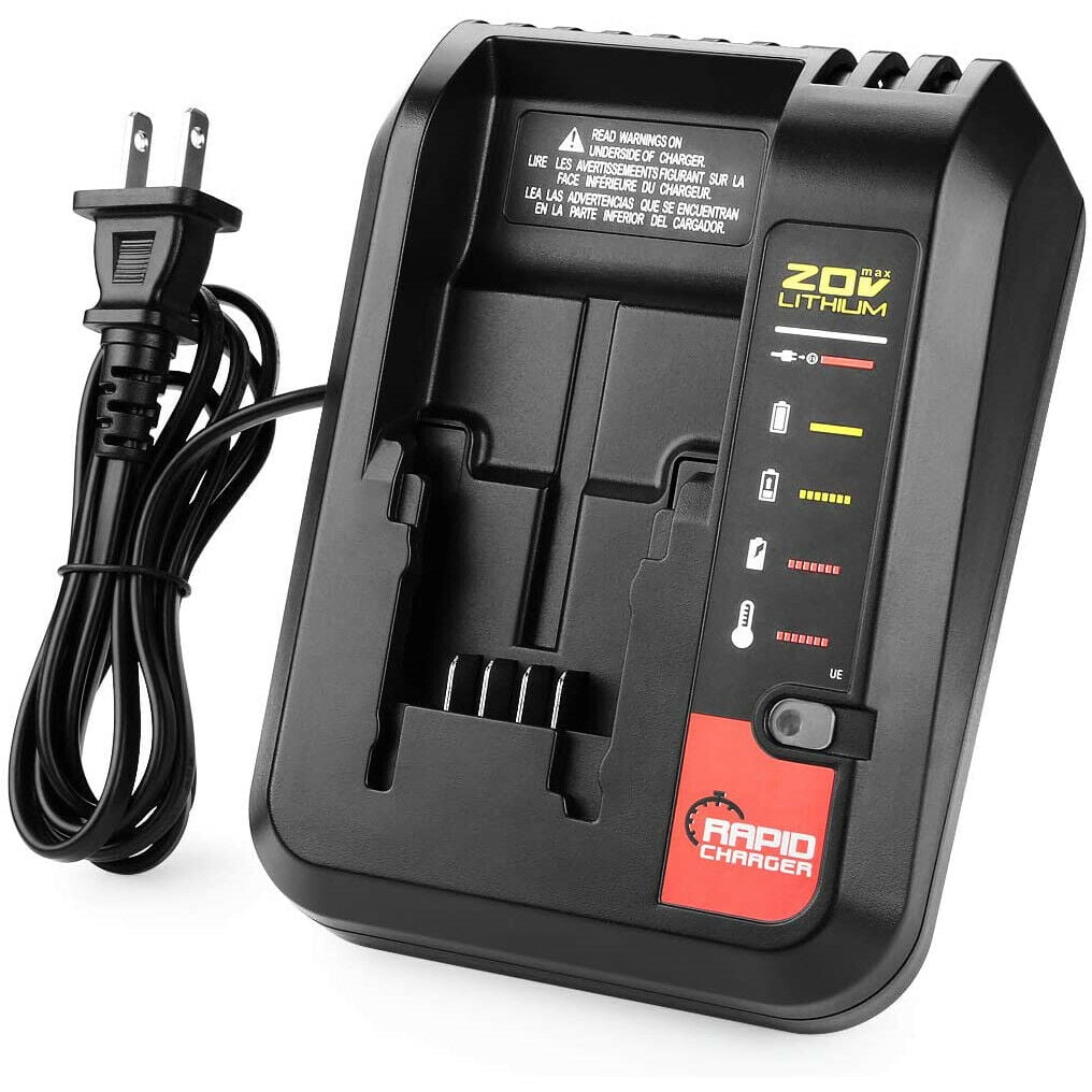 HQRP 20V Li-Ion Battery Charger fits Black and Decker BDCDE120C BDCDMT120  BDC120VA100 LD120CBF LD120VA Electric Drill 