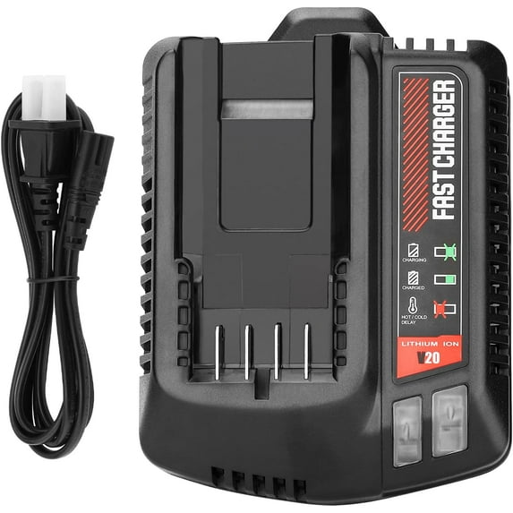 20V Max Battery Charger Replacement for Craftsman Lithium Batteries CMCB104 CMCB101 CMCB204 CMCB202 CMCB201 CMCB209 CMCB205 CMCB102 CMCB100