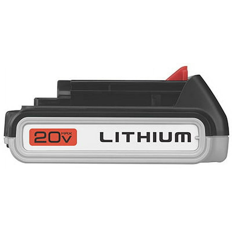 Black and decker 2025 20v lithium battery compatibility