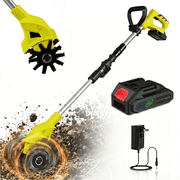 20V Mini Cordless Tiller for Gardening, 6 Lbs Ultra Lightweight Electric Garden Tiller for Women/Seniors, 6.3" Width & 4" Depth, Rototiller for Lawn/Soil Cultivation, Gardening Gifts for Parents