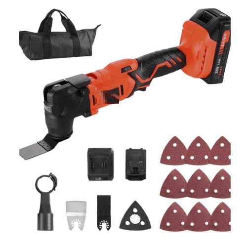 20V Oscillating Multi Tool Kit with 6 Variable Speeds 2.0Ah Battery Pack & Charger