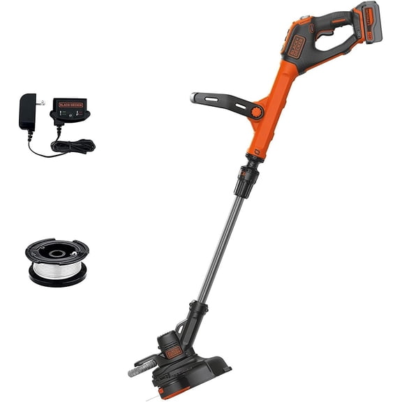 20V String Trimmer and Edger with 12 Inch Cutting Width 2 Speed Control EASYFEED System Adjustable Handle and Height Includes Battery and Charger Bestseling