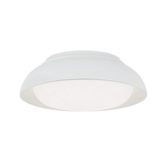 718-655-L-Minka Lavery-20W 1 LED Flush Mount-4.63 Inches Tall and 12 Inches Wide-Sand White Finish