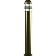 thumbnail image 1 of 20W 120V-277V Powder Coated Cast Aluminum Bollard, Bronze - 43.19 x 6.63 x 6.63 in., 1 of 1