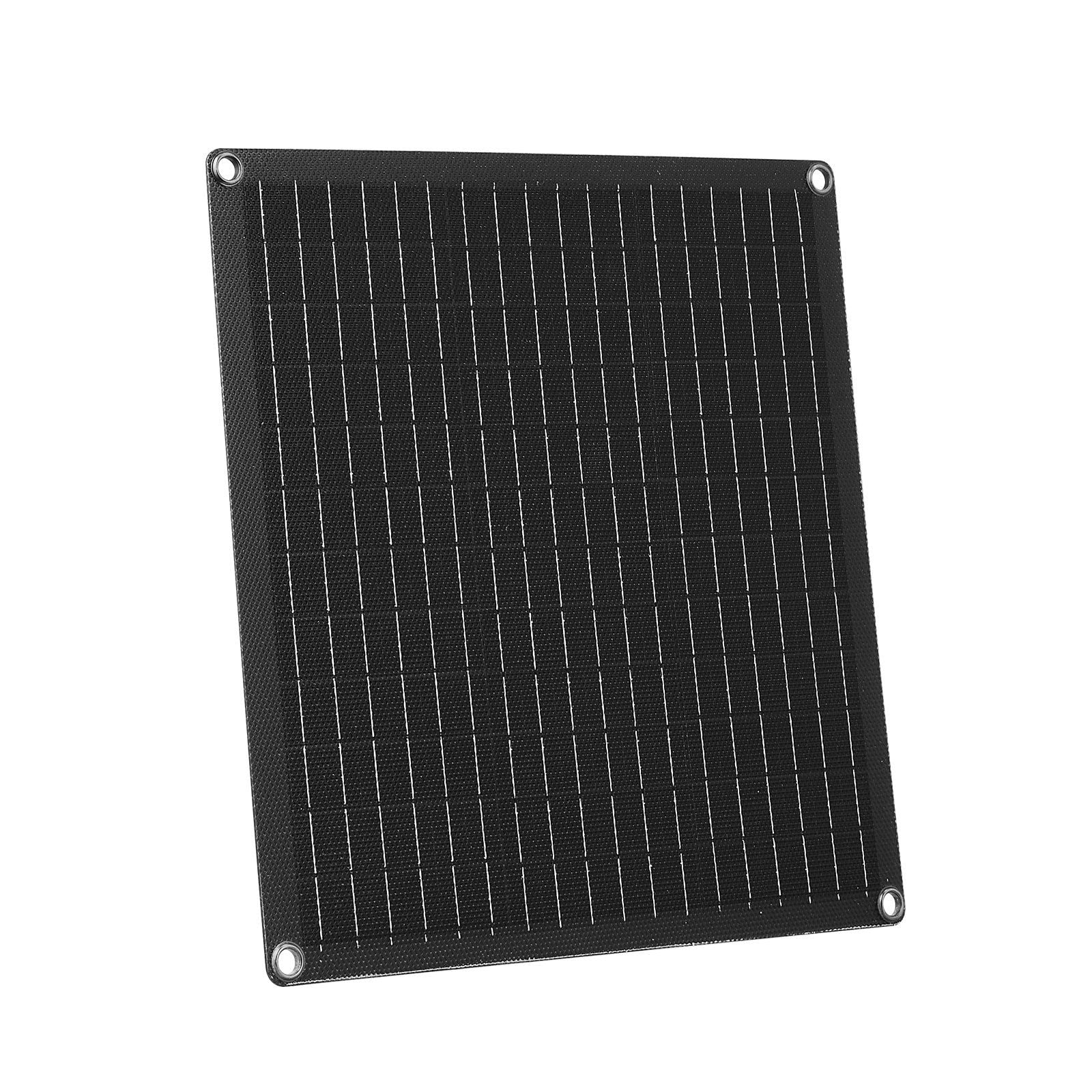 20W 12V Solar Panel Battery Charger Maintainer with Smart Controller IP67 Waterproof Portable for RV Car Motorcycle Boat Van Camper