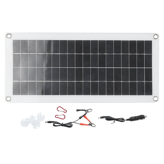 20W 18V Solar Panel Solar Cell Panel Charger Board for Car Boat Mobile Phone Charging Supplies