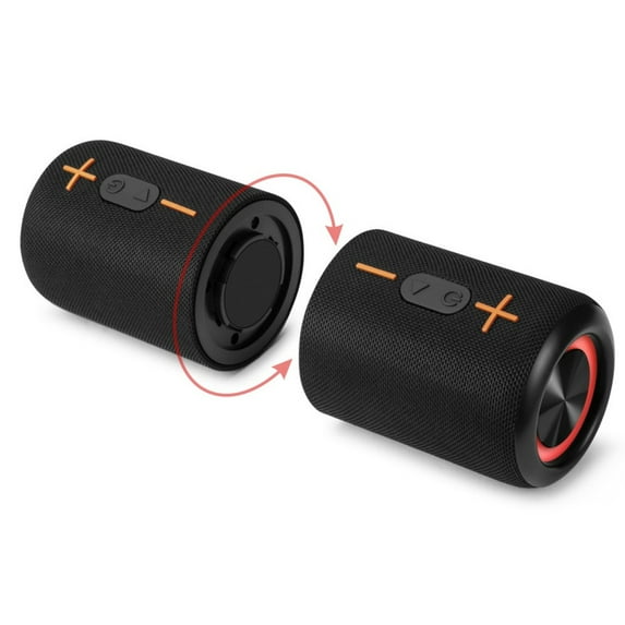 20W 2 in 1 Wireless Portable Speaker with Stereo Sound, Colorful Lights, IPX6 Waterproof, 15h Playtime