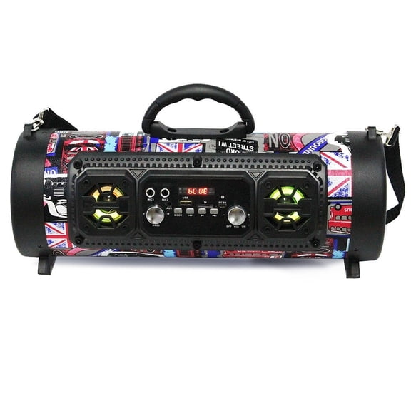 20W Big Power Bluetooth Speaker Wireless Stereo Subwoofer Heavy Bass Speakers Music Player Support KTV LCD Display FM Radio TF ,Easy to Install