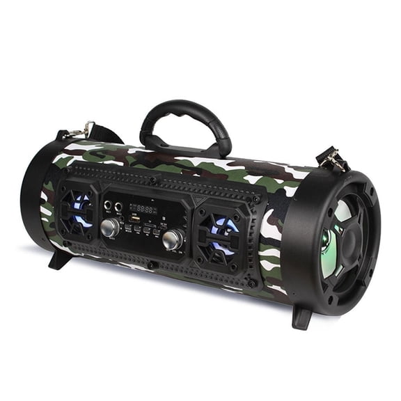 20W Big Power Bluetooth Speaker Wireless Stereo Subwoofer Heavy Bass Speakers Music Player Support KTV LCD Display FM Radio TF