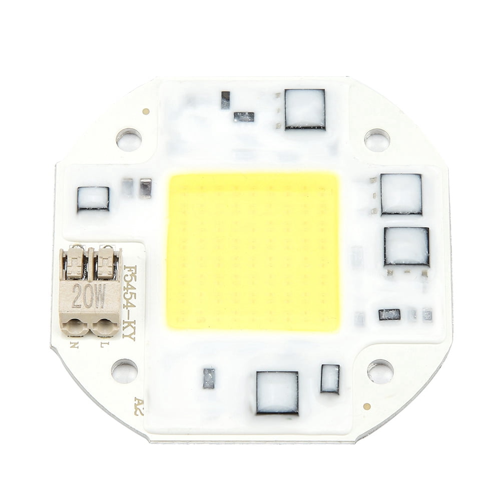 20W Cold White High Power Integrated COB Chip Light Source Spotlight Bulb, AC100-260V