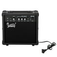 thumbnail image 1 of 20W Electric Bass Amp, Portable Bass Amplifier with Headphone Output & Auxiliary Input, VOLUME, TREBLE, BASS and MIDDLE Controls (Black), 1 of 7