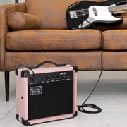 20W Electric Guitar Amp with Volume Control, Portable Travel Mini Guitar Accessories with Slient Mode, Practice Amp for Electric Guitar, Natural