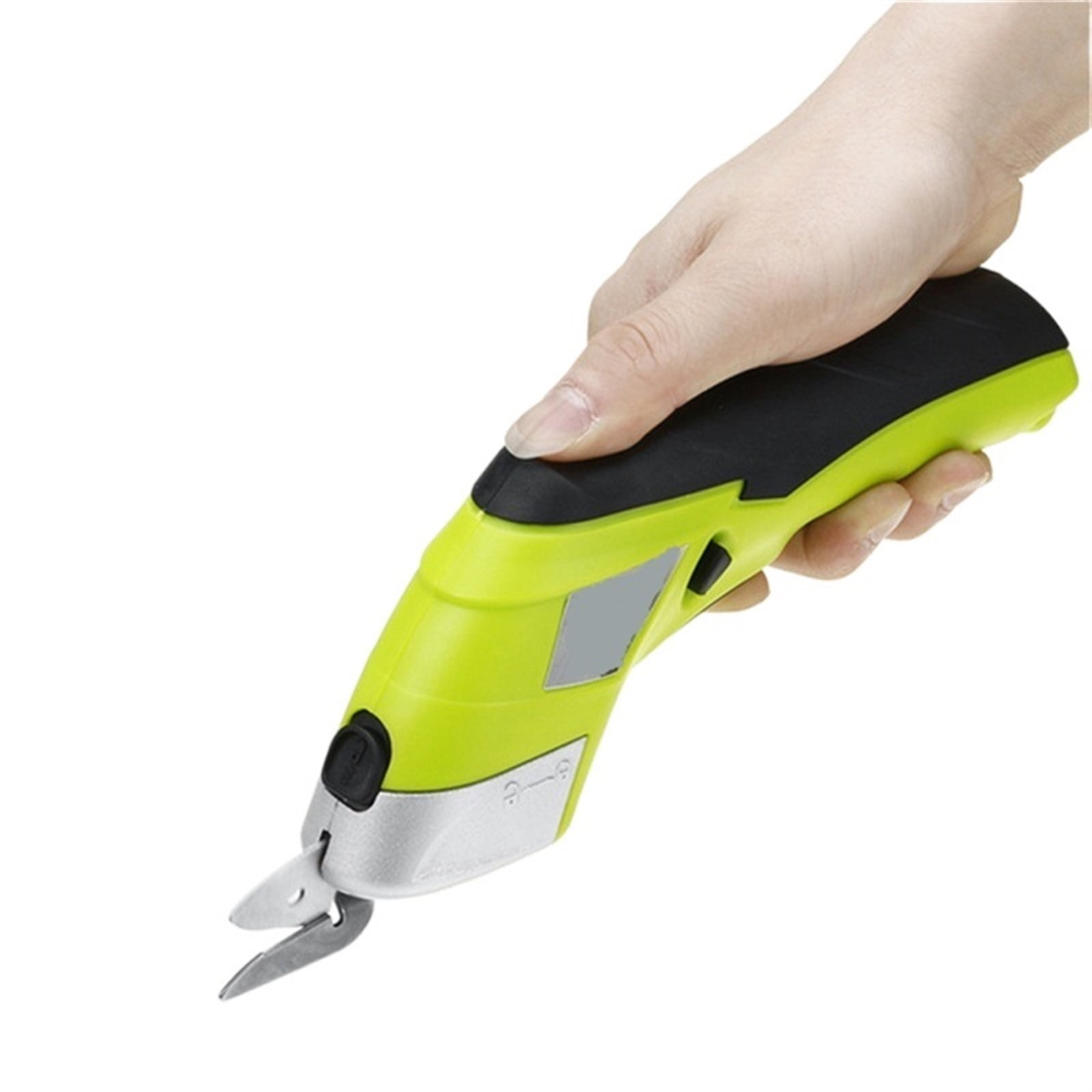 20W Electric Scissors Cordless Shears W/ 2 Blades/Box Handheld Sewing Fabric Cutter Tool Crafts Cardboard Scrapbooking ,Multiple Speeds