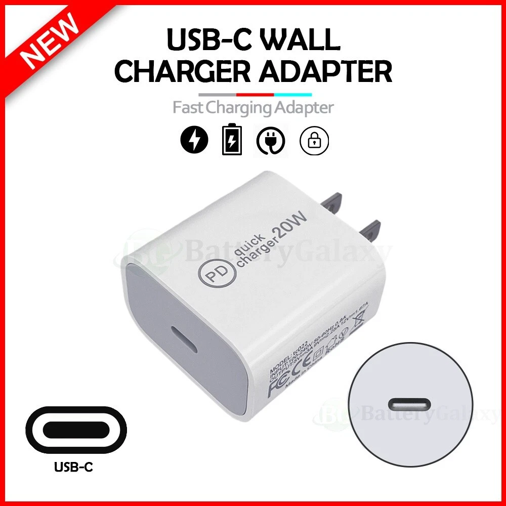 20W Fast Rapid Charger Block Usb Type-C Wall Adapter For Lenovo Tab M11 11.0