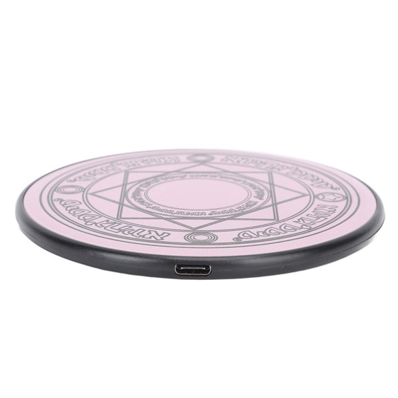 20W Fast Wireless Charger Pad,20W Wireless Charger,Magic Array Charger 20W Pad with Breathing Light Effect Sakura Desktop Style