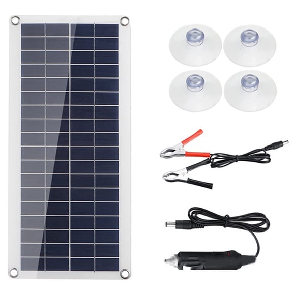 20W Flexible Solar Panel Usb 5V & Dc 12V Controller Solar Charge For Phone Rv Car Mp3 Pad Charger Outdoor Battery Supply