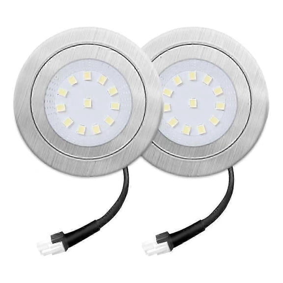 20W Halogen Kitchen Hood Light Bulbs with 12VDC Power Supply 2-Pack Replacement for Range Hoods