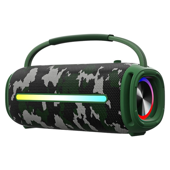 20W IPX6 Waterproof Bluetooth Computer Speaker with Heavy Bass & RGB Light