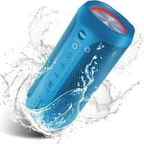 20W Louder Waterproof Portable Bluetooth Speaker - 20H Playtime, True Wireless Stereo, RGB Lights, TF Slot - Ideal For Beach & Pool