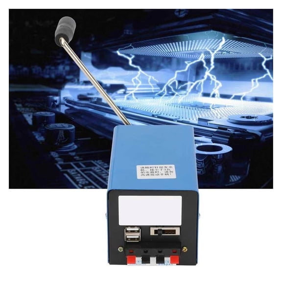 20W Multi-function Portable Manual Crank Generator Outdoor Emergency Hand Crank Powerful Survival Power Supply Camping Kit