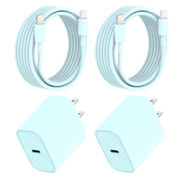 20W PD Fast Charger for Phone 14 13,Type-C Wall Charger with 6FT Lightning Cables, Compatible with Phone 14/14 Pro/14 Pro Max/14 Plus/13 Pro/13 Pro Max/13 Plus/12/11/X/8/SE(Green)