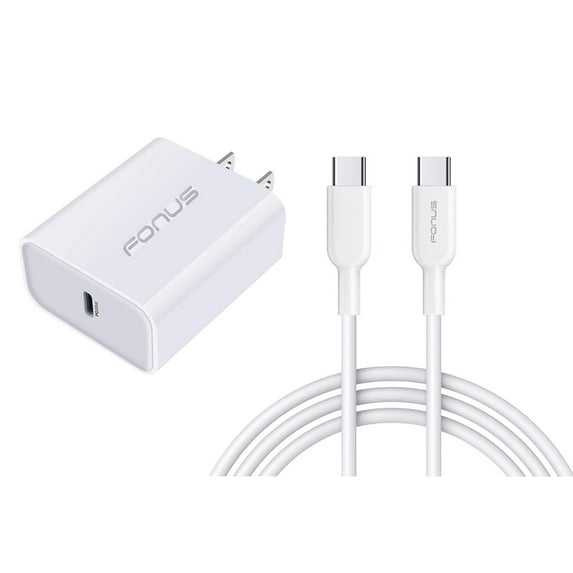 20W PD Home Charger for OnePlus 9/10/Pro/11 5G/12/12R - Fast Type-C 6ft Long Cable Quick Power Adapter USB-C for OnePlus 9/10/Pro/11 5G/12/12R Phones