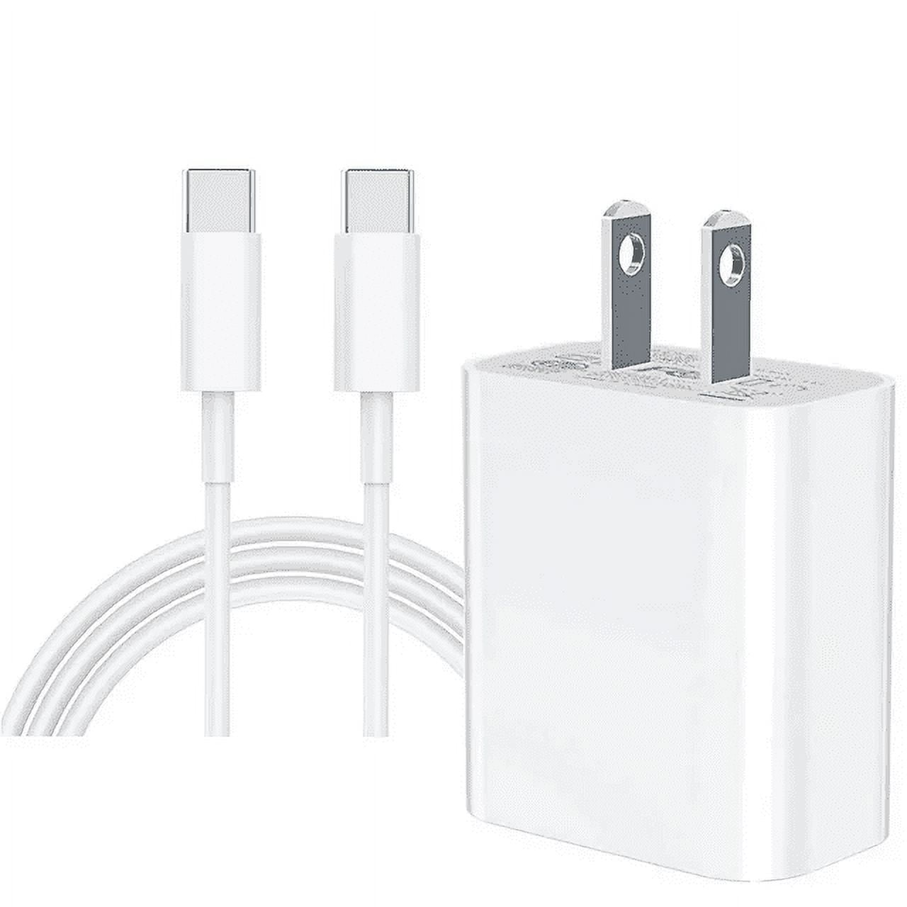 20W PD Type-C Wall Plug Fast Charging Adapter Cube with 3.3 ft USB C to USB C