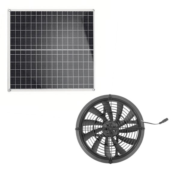 20W Photovoltaic Ventilation Fan ABS Construction Removable for Maintenance