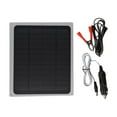 20W Solar Panel 12V Trickle Charger Maintainer Boat Car Rv Battery