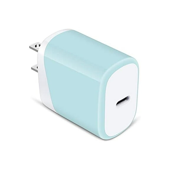 20W USB-C Power Adapter for iPhone 16 Pro Max 16e 15 14 13 12 11 10 XR XS X 8 7 6,iPad, Samsung Galaxy S25 A16 A55, Google Pixel 9 Pro 8, Fast Charging Block,Type C Wall Charger Box Travel Cube Brick