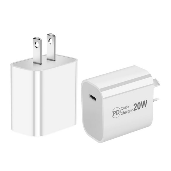 20W Wall Charger Compatible with TCL 20 XE (USB-C Power Delivery Fast Charging High Powered Port) - White