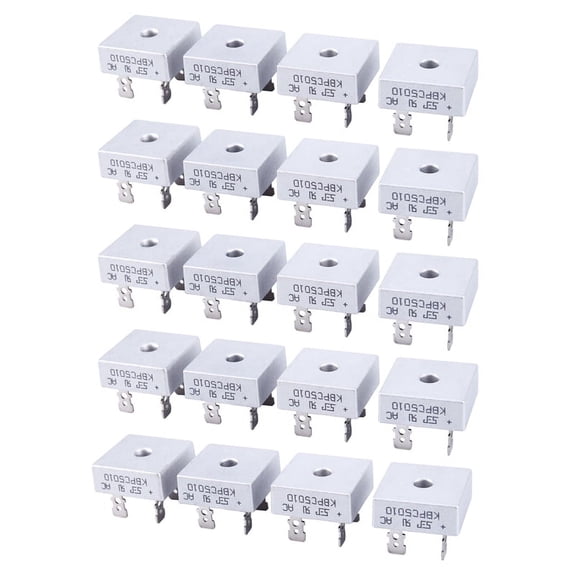 20X 50A 1000V Metal Case Single Phases Diode Bridge Rectifier KBPC5010