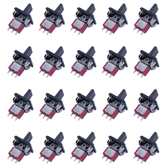20X AC 250V/3A 125V/5A Momentary SPDT 3 Positions Toggle Switch T80-R,20 x Toggle Switch,