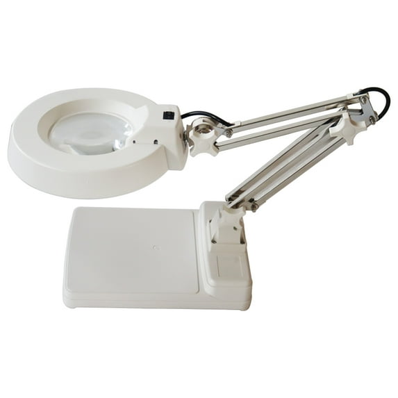 20X Bench-top Magnifier Lamp 110V Table Magnifier LED Lamp for Reading and Working