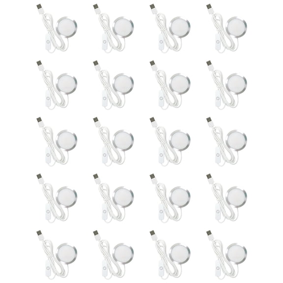 20X DIY LED Lamp Kit: Only Hardware Accessories NO 3D Printed Parts, Bright Light -Efficient Custom Lighting