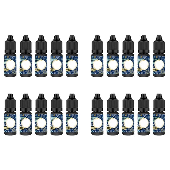 20X Hard UV Resin Glue Clear Ultraviolet Curing Quick Drying Epoxy Resin UV Glue DIY Jewelry Making Tools, 10G