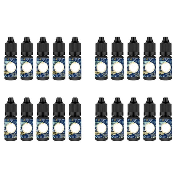 20X Hard UV Resin Glue Clear Ultraviolet Curing Quick Drying Epoxy Resin UV Glue DIY Jewelry Making Tools, 10G